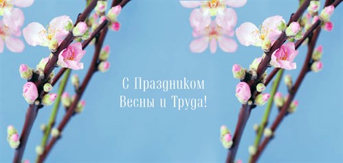С праздником 1 мая!