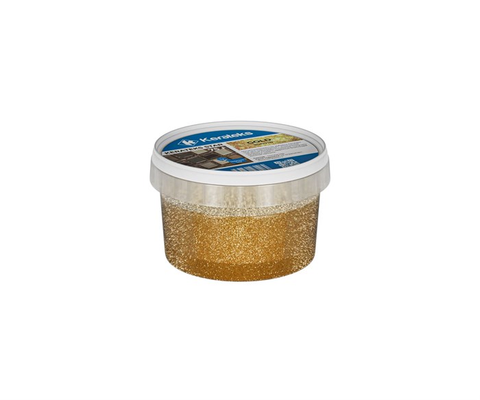 Цветная металлизированная добавка KERATEKS STAR Gold (золото), 75г - фото 81673