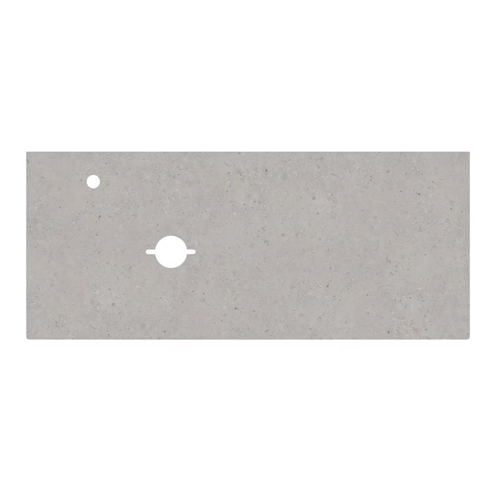 SG519920RL120Ta2L Столешница Magica/Маджика для раковины Safi/Сафи Риккарди 120 см, серая матовая - фото 88372