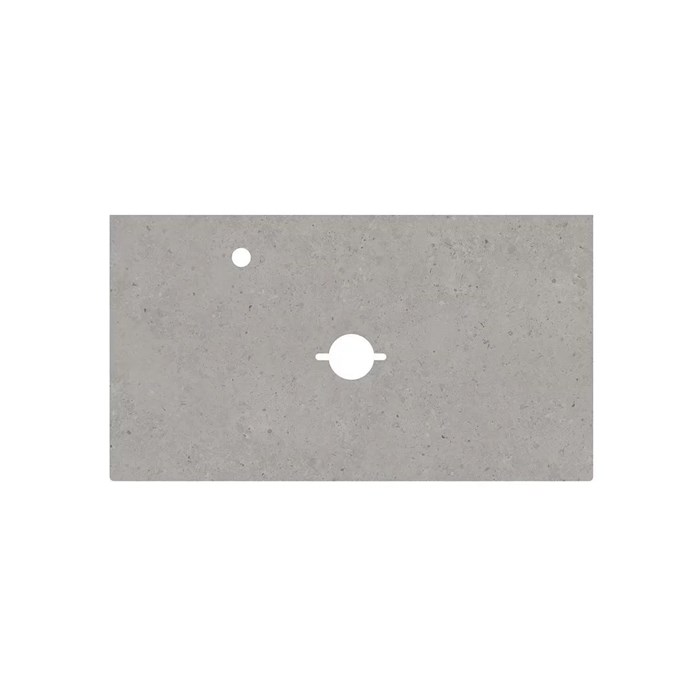 SG519920RL90Ta2 Столешница Magica/Маджика для раковины Safi/Сафи Риккарди 90 см, серая матовая - фото 88378