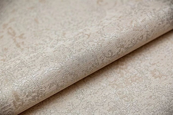 KM5408 Обои виниловые Флора бежевый, база  (1, Т H) смещенная стыковка - фото 88522