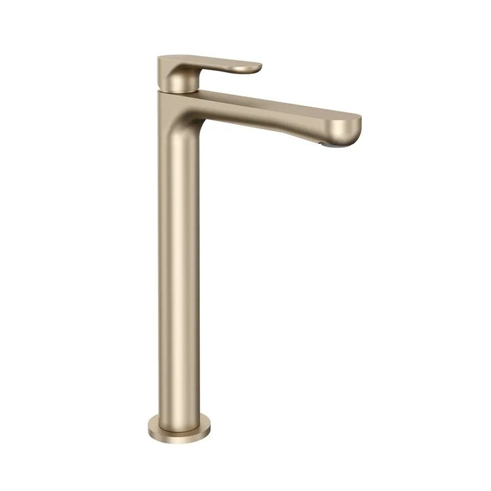 69416KM.M0.071 Смеситель для раковины Ole/Оле однорычажный высокий без донного клапана, золотой атласный - фото 88531