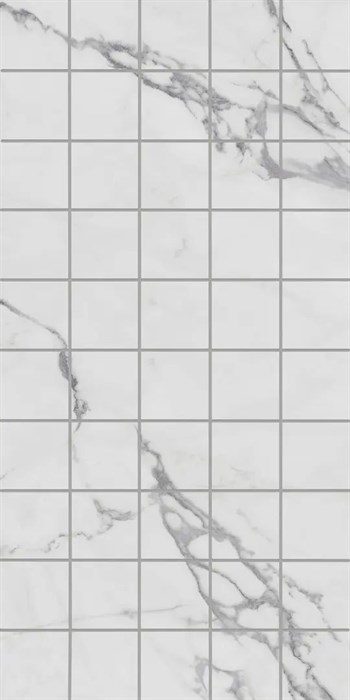 KMD2PTG003BR Декор чипсет Коррер белый глянцевый обрезной 30x60x0,9 - фото 90021