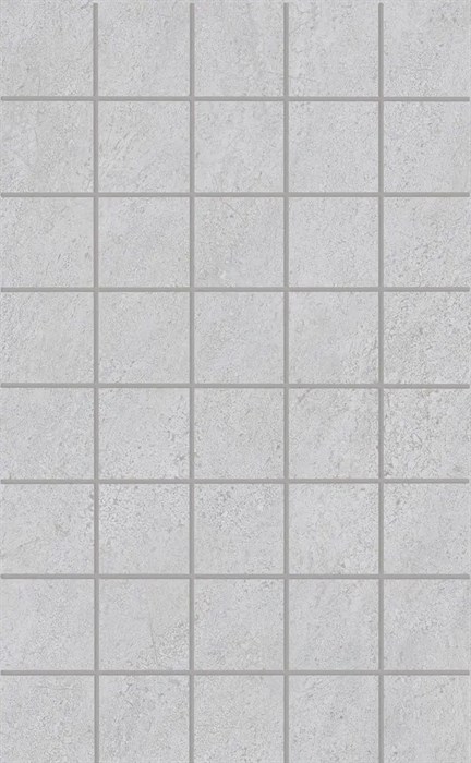 KMD2PTG013BN Декор чипсет Мотиво серый светлый глянцевый 25x40x0,8 - фото 90083