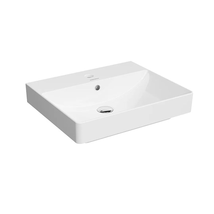 KMPRWb50GWh1 Раковина Pro/Про мебельная\подвесная 50, белая глянцевая - фото 90254