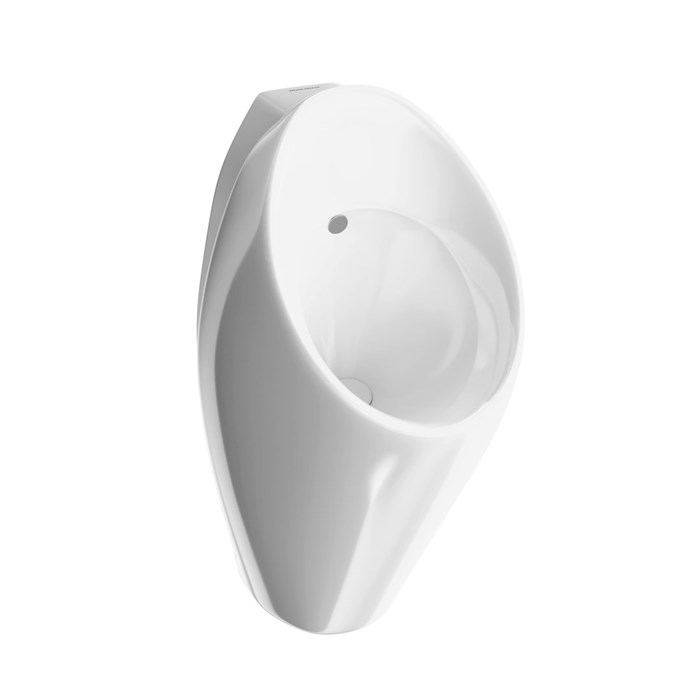 KMKPUr35GWh0 Писсуар Кей-Про подвесной с крепежом и сифоном, белый глянцевый - фото 90432