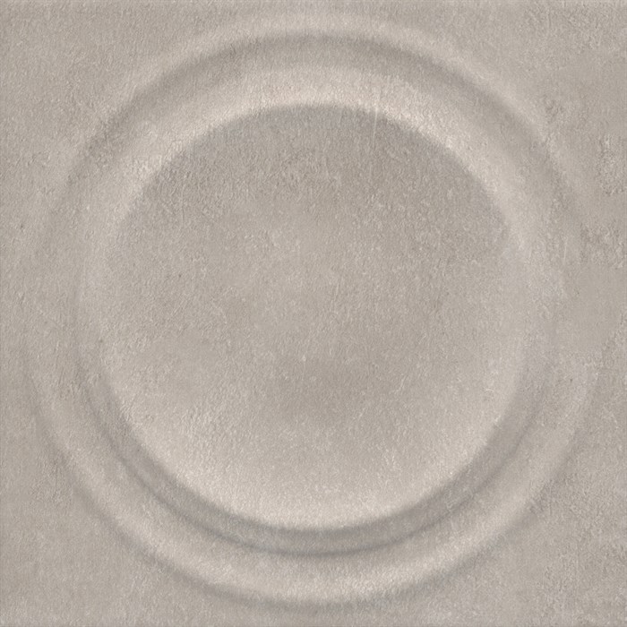 KMD2OBE002BR Декор Арль серый матовый структура обрезной 20x20x0,95 - фото 90469