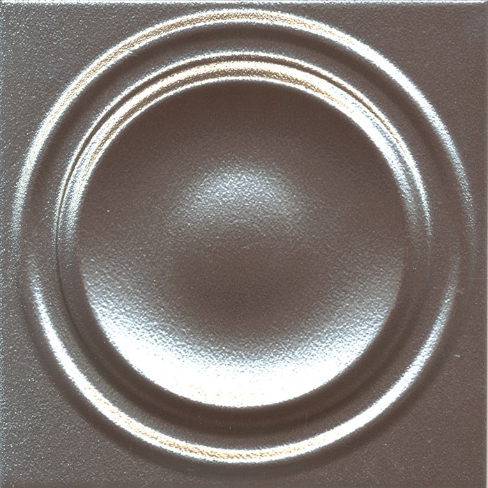 KMD2OBE003BR Декор Арль металл глянцевый структура обрезной 20x20x0,95 - фото 90470