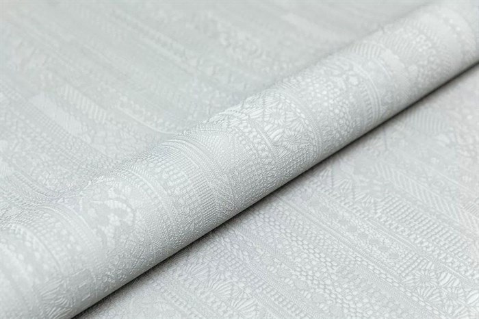 KM8201 Обои виниловые Ажур база универсальная,серый светлый 1,06х10 (1, Т D1) смещённая стыковка - фото 90473