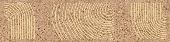 KMB2TGL005BR Бордюр Руссильон оранжевый светлый матовый обрезной 30x7,2x0,9 - фото 91236