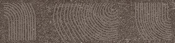 KMB2TGL007BR Бордюр Руссильон коричневый тёмный матовый обрезной 30x7,2x0,9 - фото 91238