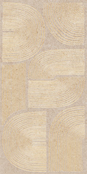 KMD3STA110BR Декор Руссильон бежевый матовый обрезной 30x60x0,9 - фото 91245