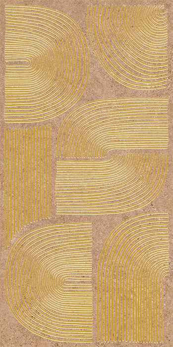 KMD3STA112BR Декор Руссильон оранжевый светлый матовый обрезной 30x60x0,9 - фото 91246