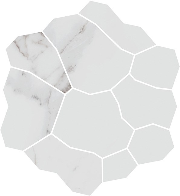 KMD2HID020GR Декор Марсель наборный серый светлый матовый обрезной 31,5x34,2x0,9 - фото 91297