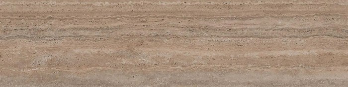 KM6012G0981RGCF Ступень фронтальная клееная Про Травертин коричневый светлый матовый обрезной 33x119,5x0,9 - фото 91336