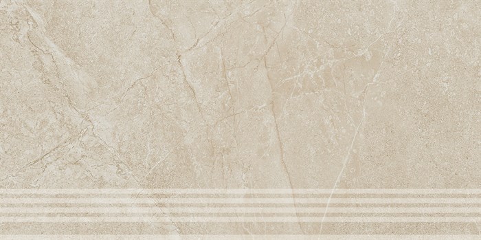 KM6060G0481RGRF Ступень фронтальная Эстерель бежевый светлый матовый обрезной 30x60x0,9 - фото 91398