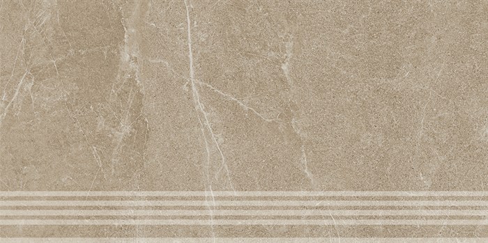 KM6060G0491RGRF Ступень фронтальная Эстерель бежевый матовый обрезной 30x60x0,9 - фото 91401