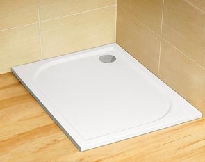 Душевые поддоны из жидкого мрамора Paros D1000 арт. MBD8010-03-1 белый