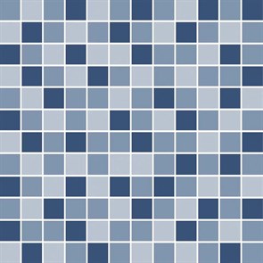 KMD2MSM008MN Декор Темари мозаичный микс синий матовый 29,8x29,8x0,35