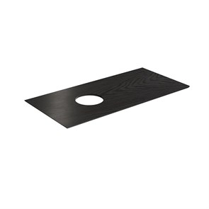 {{photo.Alt || photo.Description || 'CO5.KM6012G0291R/100 Столешница из керамогранита Iconico/Иконико Манифик вуд 100 см, черная матовая, без отверстия под смеситель'}}