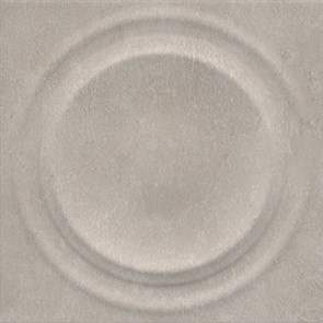 KMD2OBE002BR Декор Арль серый матовый структура обрезной 20x20x0,95