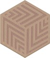 OS/E241/63011 Декор Агуста оранжевый матовый 6x5,2x0,69 - фото 55376