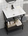 PIA.N.65\BLK Металлическая структура PIANO Next напольная 65, черная матовая - фото 63094