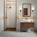 PL.C.mi.65\NUT Панель с зеркалом PLAZA Classic 65x100см, цвет орех - фото 63182