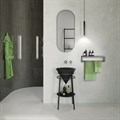 PL.N.sh.55\BLK Полка PLAZA Next металлическая с крышкой 55см, цвет черный матовый - фото 63201