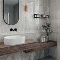 PL.N.sh.55\BLK Полка PLAZA Next металлическая с крышкой 55см, цвет черный матовый - фото 63202