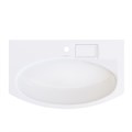 RV.wb.80 Раковина Riva/Рива мебельная с крепежом 80, белая глянцевая - фото 64448