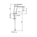 09CR205 Nove смеситель для раковины, хром - фото 71298