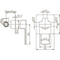 21PZ690 Смеситель для душа Paini Grazia встраиваемый, PVD матовый черный - фото 72250