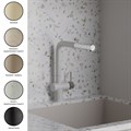 HD72566CR1KM Смеситель для кухни с выдвижной лейкой, Paini Cox, GRANITE TRUFFLE - фото 72496