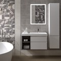 CUB.165Rh/WHT.M Пенал CUBO подвесной правый 165, белая матовая - фото 74375