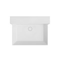 LO.M.wb.65 Раковина Logica/Лоджика M мебельная\подвесная cо встроенным смесителем 65, белая глянцевая - фото 76337