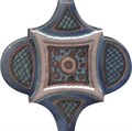 KMP3STA010M6X Панно Арабески Марокко 1 (из 6 частей 6,5x6,5) 10x25x6,9 - фото 84290