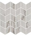 KMD2MSM007BR Декор Ифран мозаичный серый светлый глянцевый обрезной 30x31,2x0,9 - фото 84529