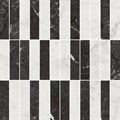 KMD2MSA003BR Декор Тубкаль мозаичный микс чёрный белый глянцевый обрезной 30x30x0,9 - фото 85471