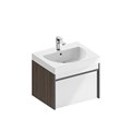 MOD.60.1+1/AR Тумба MODULA подвесная 60 с ящиком 1+1, арабика - фото 87342