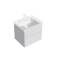 CUB.60.2/WHT.M Тумба CUBO подвесная с ящиками 60, белая матовая - фото 87998