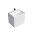 CUB.60.2/WHT.M Тумба Cubo/Кубо подвесная с ящиками 60, белая матовая - фото 88000