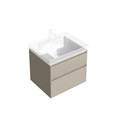 CUB.60.2/LIM Тумба CUBO подвесная с ящиками 60, лимо матовая - фото 88010