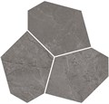 KMD2HID023BR Декор Марсель наборный серый глянцевый обрезной 26,5x25,5x0,9 - фото 91168