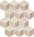 KMD2MSM019BR Декор Про Травертин мозаичный микс матовый обрезной 34,5x37x0,9 - фото 91217