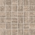 KMD2MSA010GR Декор Про Травертин мозаичный бежевый тёмный матовый обрезной 30x30x0,9 - фото 91343